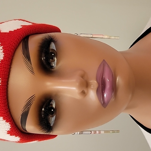 Ethnic Earrings, BLACK LOVE, 3" L x2.75 W" Beauty Colletion Brand - Picture 5 of 13